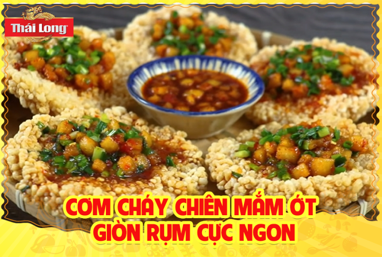 CÁCH LÀM CƠM CHÁY CHIÊN MẮM ỚT GIÒN RỤM CỰC NGON